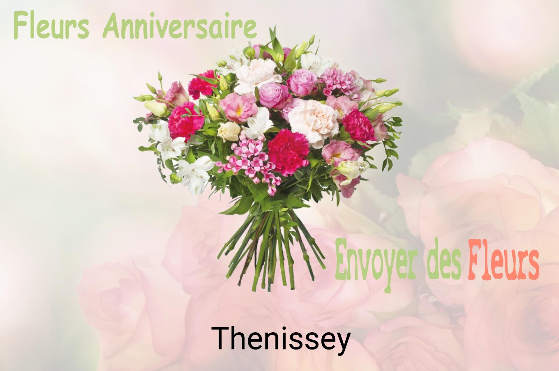Bouquet de fleurs d’anniversaire livré à Thenissey